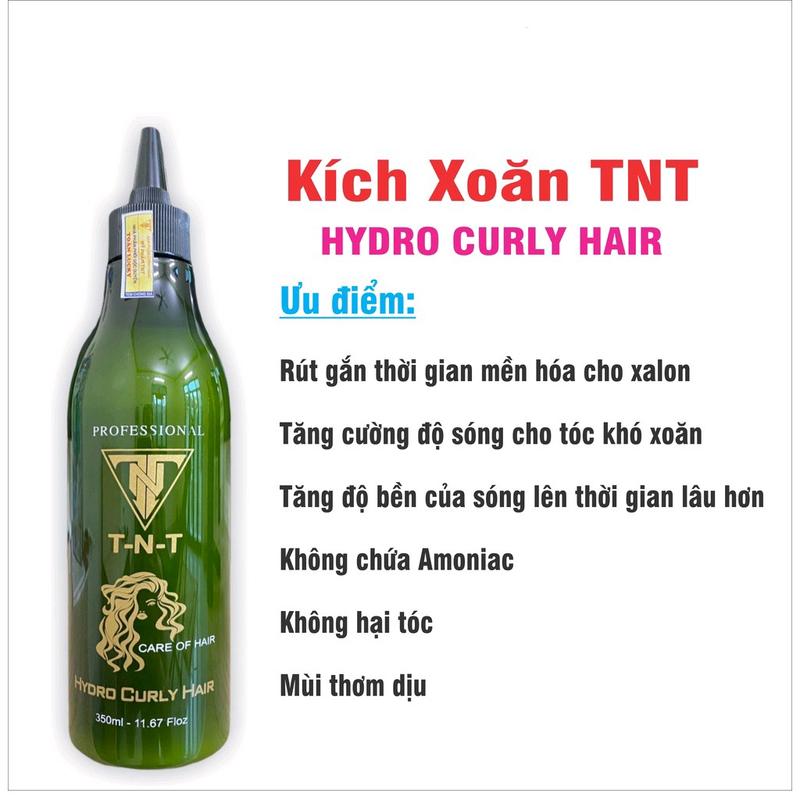 Kích xoăn TNT kích xoăn tóc Hydro Curly Hair thuốc làm xoăn tóc đơn giản chính hãng công ty TNT Pomade Nam Nữ