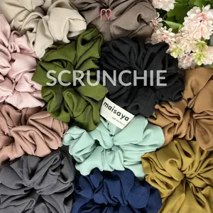 Scrunchie Ikat Rambut Hijab Korea karet scrunchies