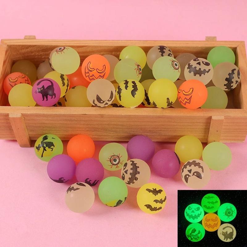 Product Introduction of Trò Chơi Thể Thao Bóng Nảy Halloween Phát Sáng Trong Bóng Tối, 10 Cái / bộ, Mắt Tròn Co Giãn 32Mm, Bóng Nảy Phát Sáng Đáng Sợ Và Vui Nhộn, Thích Hợp Cho Bữa Tiệc Halloween 11