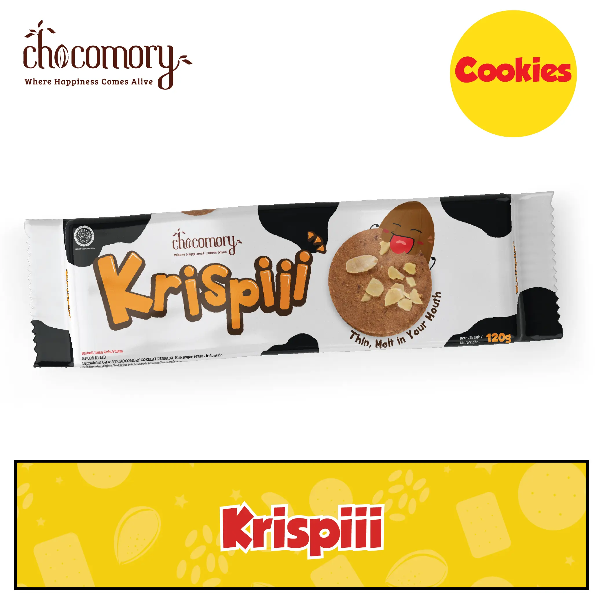 Chocomory Crispy Cookies 120g