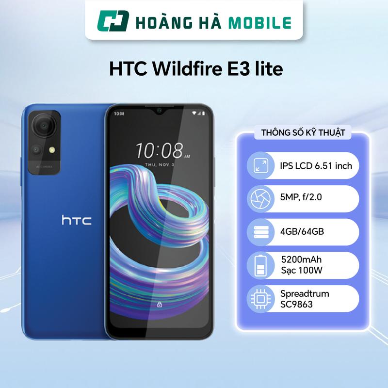 Điện thoại di động HTC Wildfire E3 lite (4GB/64GB) - Chính hãng