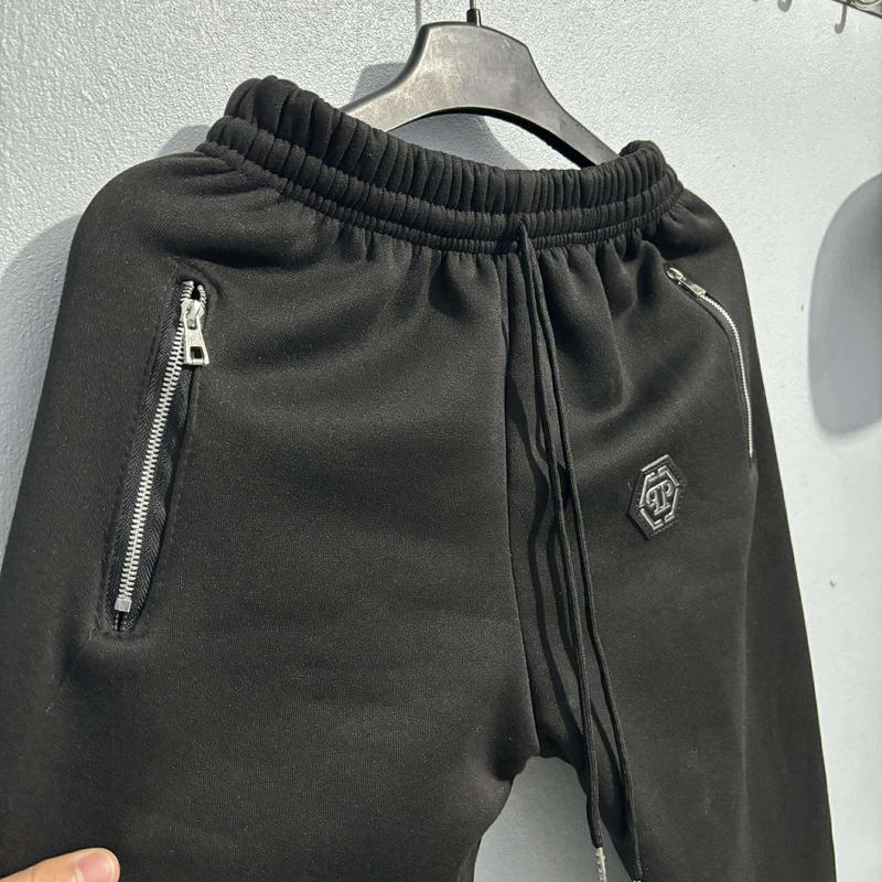 Quần nỉ dài 2 khóa trơn ( pp ) chất nỉ tàu dành cho nam nữ from unisex 1
