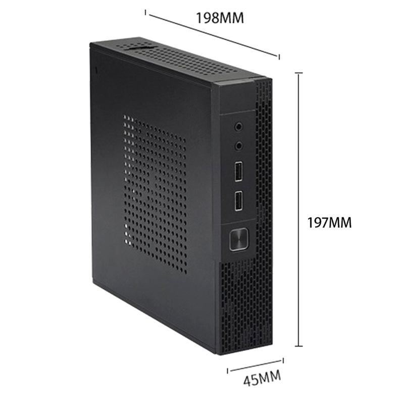ITX Computer Case TX02 Mini Desktop Case Industrial Control HTPC Case 8