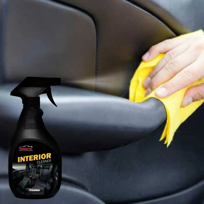 PEMBERSIH INTERIOR MOBIL PEMBERSIH PENGHILANG NODA DAN KOTOR PADA JOK PLAFON DASBOARD DOORTRIM PEDDESTOL INTERIOR CLEANER 500ML Car 2