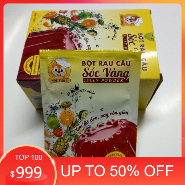  Bột Rau Câu Sóc Vàng Jelly Powder - 120g 