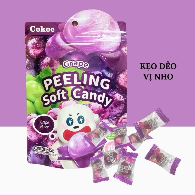 Combo 5 gói kẹo mix 5 vị  - đào- nho- xoài- mix 5