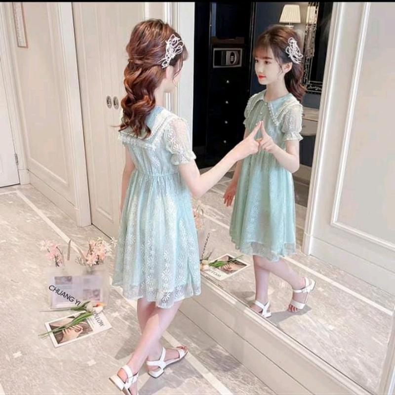 DRESS ANAK PEREMPUAN IMPORT BRUKAT MUTIARA/DRESS ANAK BRUKAT MUTIARA IMPORT 3