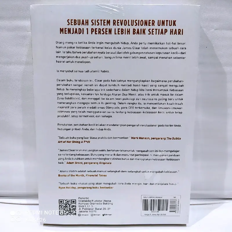 PAKET 4 BUKU MOTIVASI BESTSELLER THE ALPHA GIRL'S GUIDE, BICARA ITU ADA SENINYA, FILOSOFI TERAS, ATOMIC HABITS Soft Cover 1