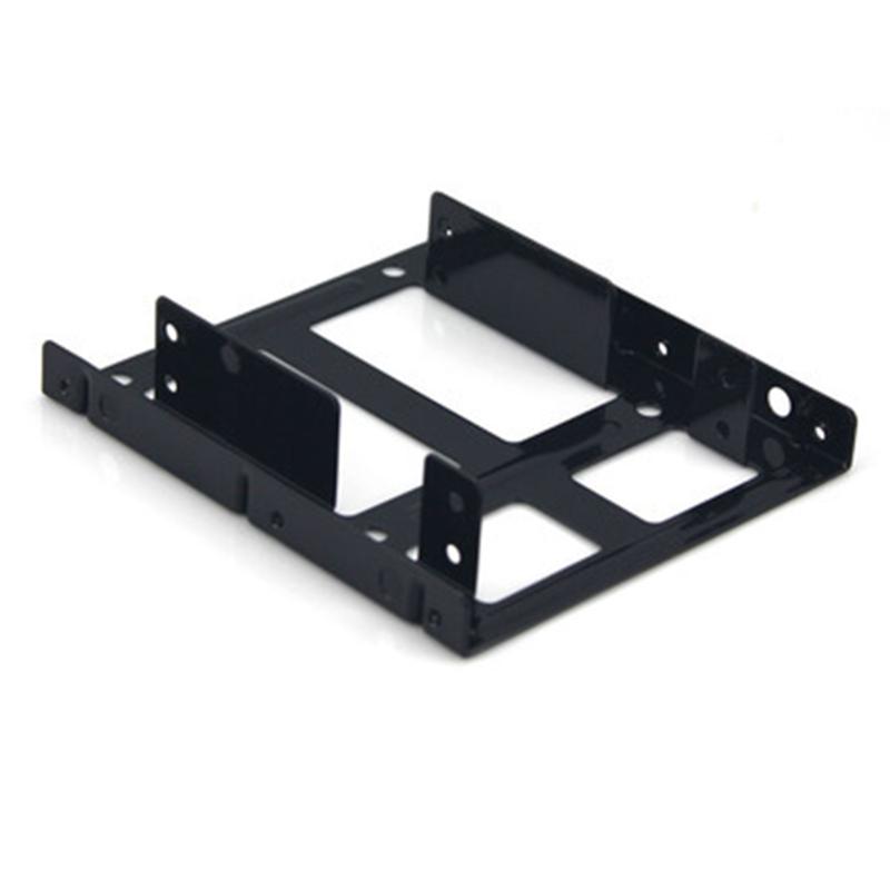2.5'' to 3.5 SSD Hard Drive Bracket DIY Metal Hard Disk Shelf Desktop Organizer 1