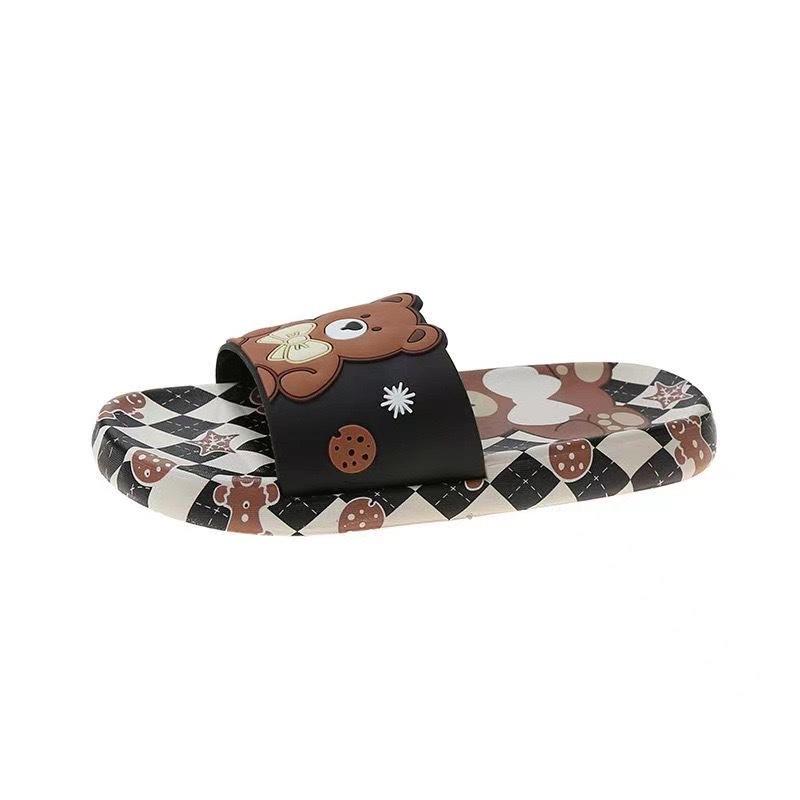 Summer super comfortable cool slippers for women wearing cartoon cute girls, student nurses, outdoor home, indoor bathroom slippers 4
