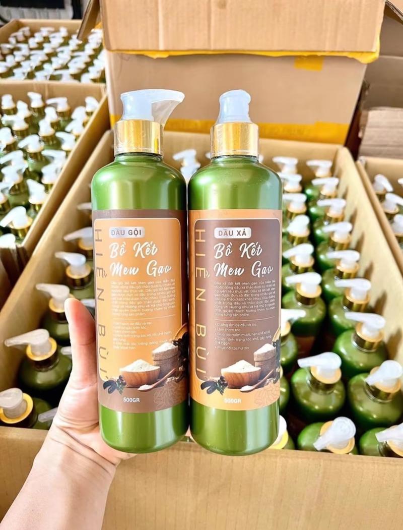 Product Introduction of Một Chai Dầu Gội Bồ Kết Men Gạo Hiền Bùi 500ml 19