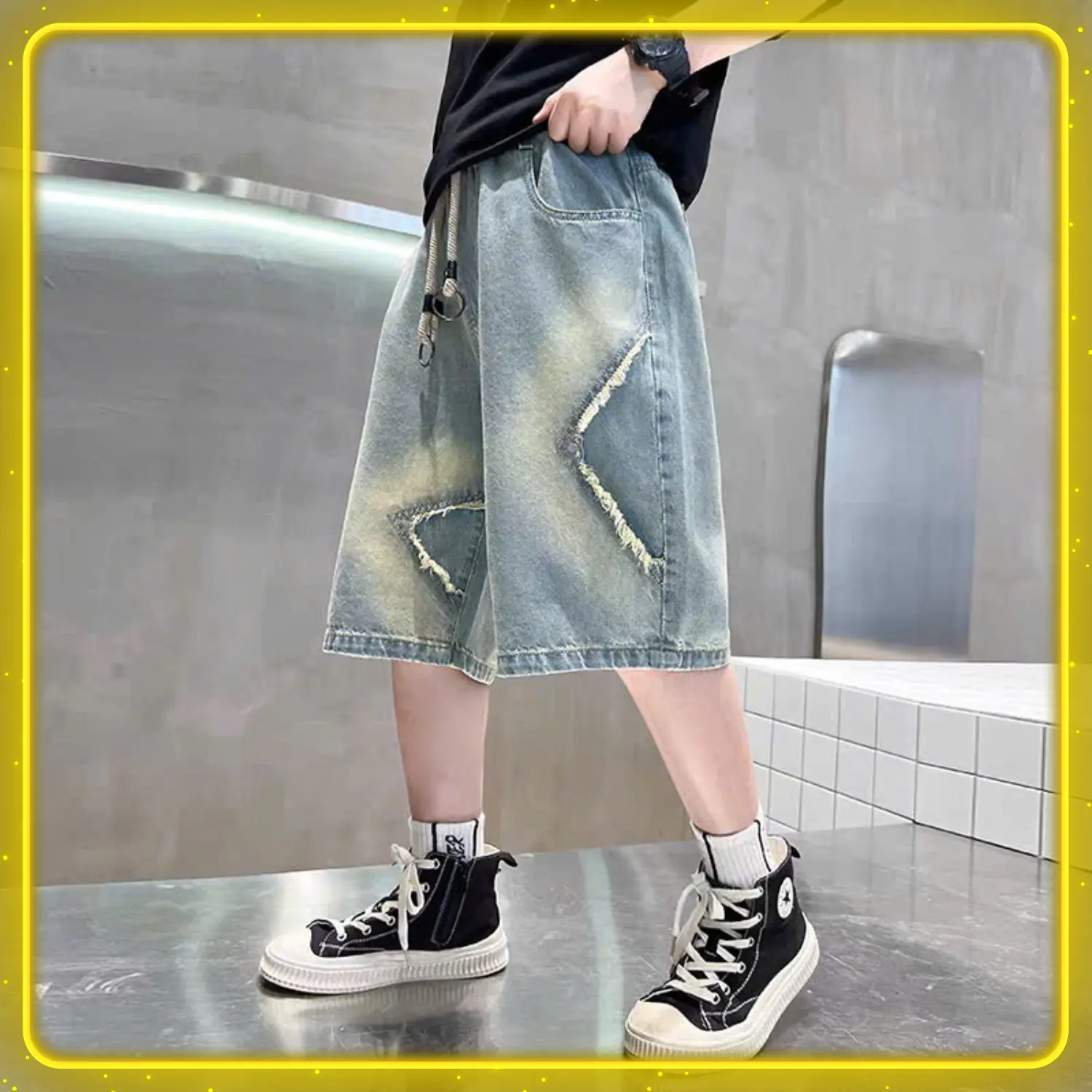 [Dũng Win] Quần Jean Ngố R cho bé trai , chất jean mềm mặc thoải mái ,kiểu dáng hàn quốc size rộng 18kg-55kg