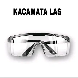 KACAMATA BENING KACAMATA LAD CLEANER PUTIH SAFETY GLASSES WELDING