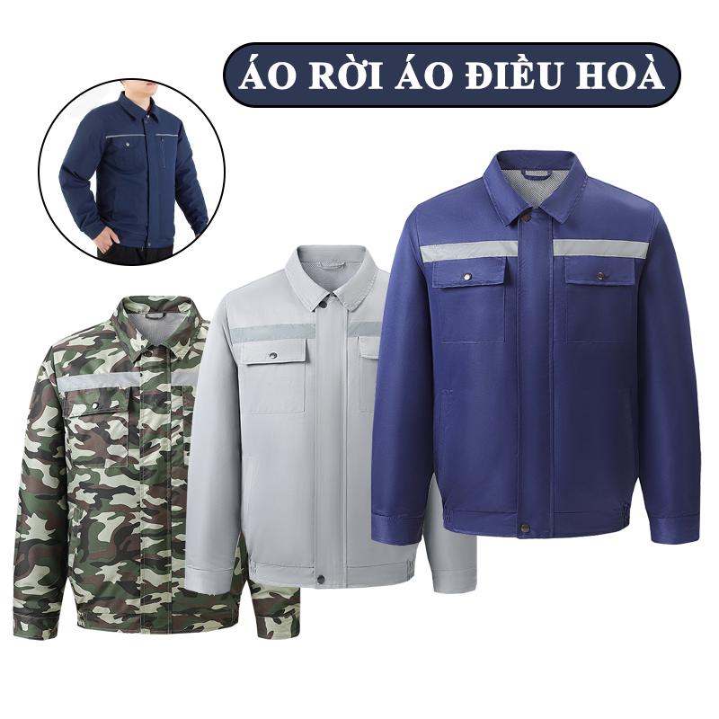  Áo Rời Áo Điều Hoà 2026 Sử Dụng Cho Áo Khoác Quạt Gió Chất Vải KAKI 2 Lớp Dày Dặn Không Bao Gồm PIN Quạt 