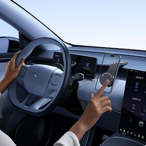 Car Magnetic Phone Holder, Car Dashboard Phone Holder with 2 Magic Stickers & 1 Magnetic Ring, Universal Car Interior Navigation Bracket