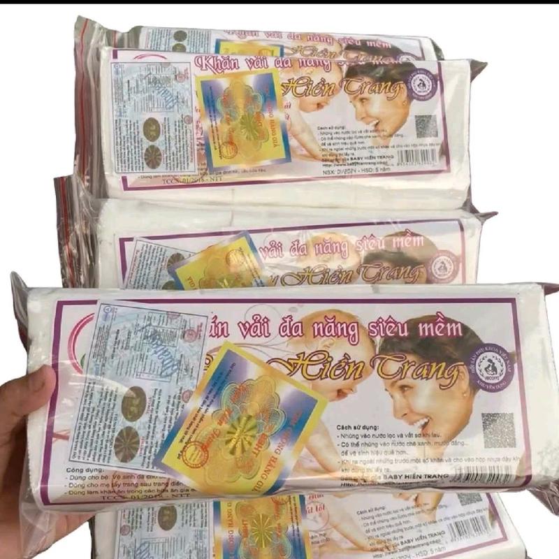  Hiền Trang Khăn Vải Khô Baby Hiền Trang 150gr Loại 1 Voi Cho Bé Chất Liệu Y Tế Không Dệt Dai Mềm An Toàn Cho Da Nhạy Cảm 