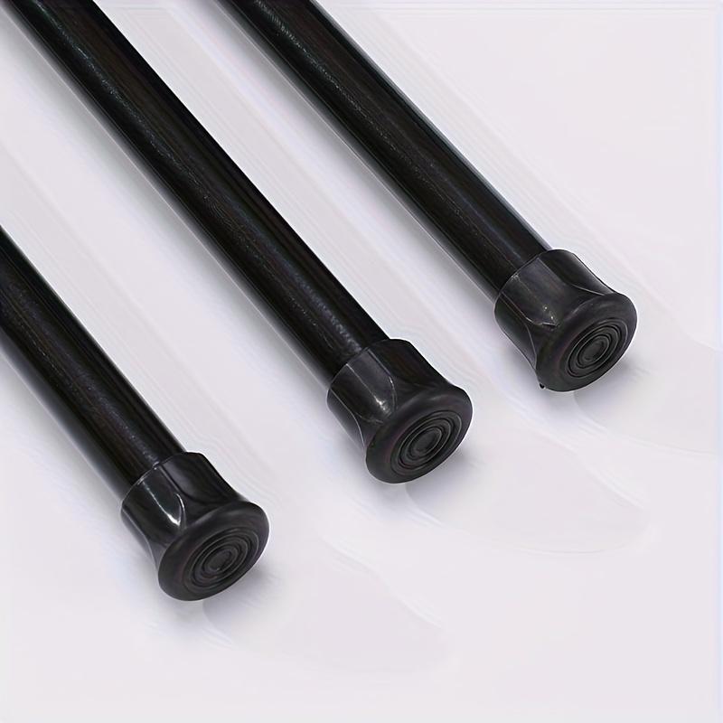 Product Introduction of 1 piece of non stamped telescopic rod, built-in spring fixed curtain rod, wall mounted towel rod, fixed decorative shower curtain curtains and door curtains, bathroom accessories 7