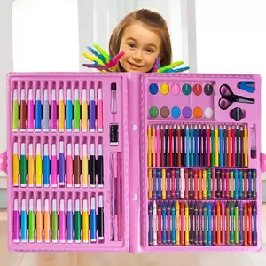 Set Krayon Anak 150pcs Perlengkapan Menggambar Alat Lukis Anak Kado Anak Edukasi Crayon Set