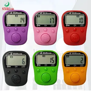 (SXH) Tasbih Digital LED Rechargeale 5 Channel 6 Digits + Kabel Cas Model PSL-1305