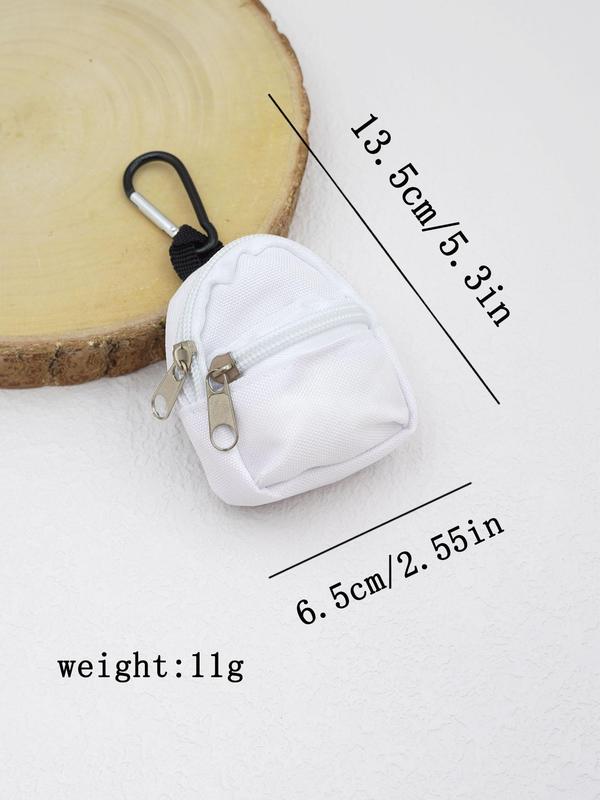 Mini Zipper Backpack Design Coin Purse Keychain,  Cute Novelty Keychain for Bag Charm & Car Keys, Summer Fashion Accessories for Women & Girls 5
