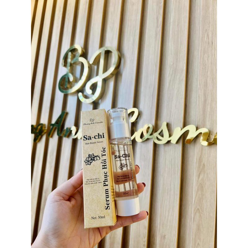 SERUM Sachi Phục Hồi, Cấp Ẩm, Chống Nắng Cho Tóc Phương Anh Cosmetic 50ml (SA-CHI Hair repair serum) Nữ Chăm Sóc Tóc Dưỡng Tóc Women 3