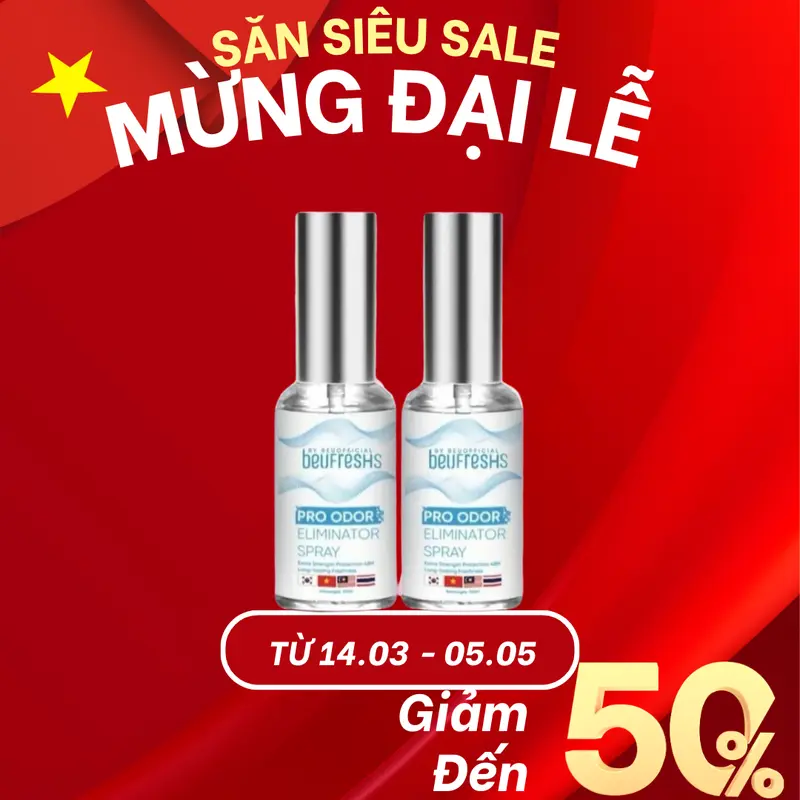Mua 1 Tặng 1  :  Xịt khử mùi toàn thân BEUFRESHS pro 3oml - Ngăn tiết mồ hôi, hạn chế mùi cơ thể 0