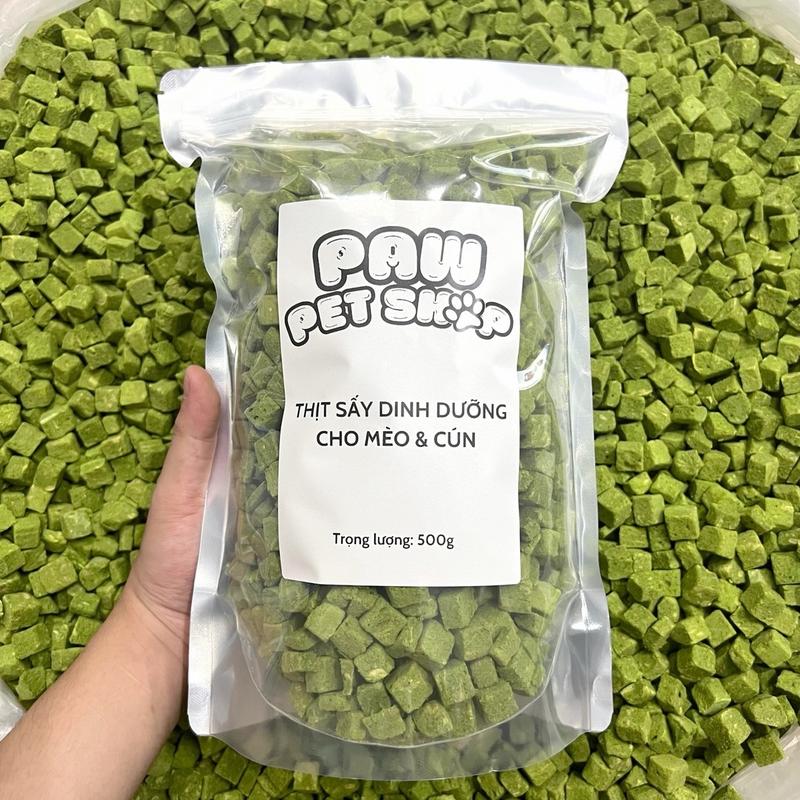 Cỏ viên sấy hỗ trợ đường tiêu hoá và tiêu búi lông cho mèo