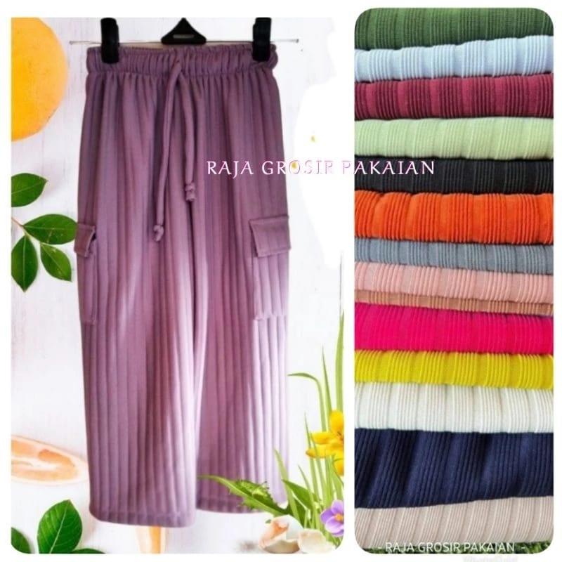 Celana Kulot Kargo Hornet Knit Anak 2