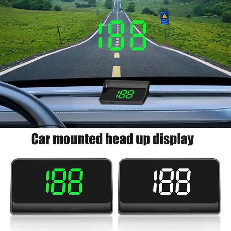 Product Introduction of Head Up Display GPS Speedometer Speed KMH Digital HUD Windshield Projector Speed Meter Clock Gauge Digital Electronic Accessory 23