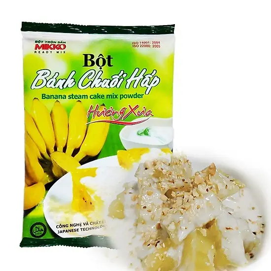 Bột bánh chuối hấp Mikko Hương Xưa gói 250g.
