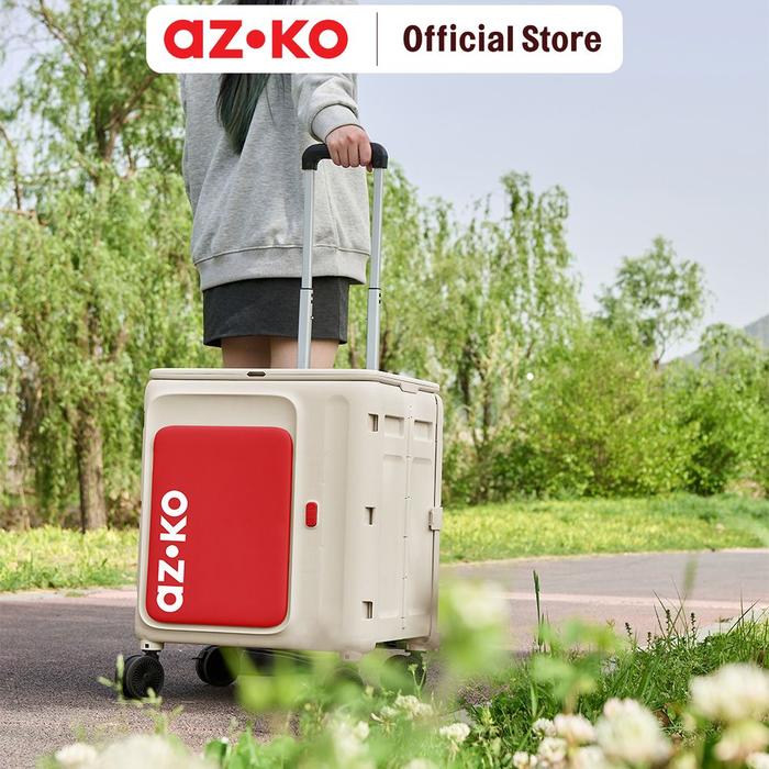 Promo AZKO Azko 55 ltr Troli Lipat Multifungsi - Krem Alat Pengangkut ...