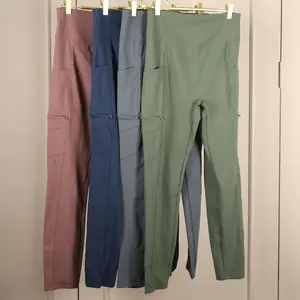 [Minne] Legging Olahraga Wanita Zuda dengan Zipper (Petite & Reguler)
