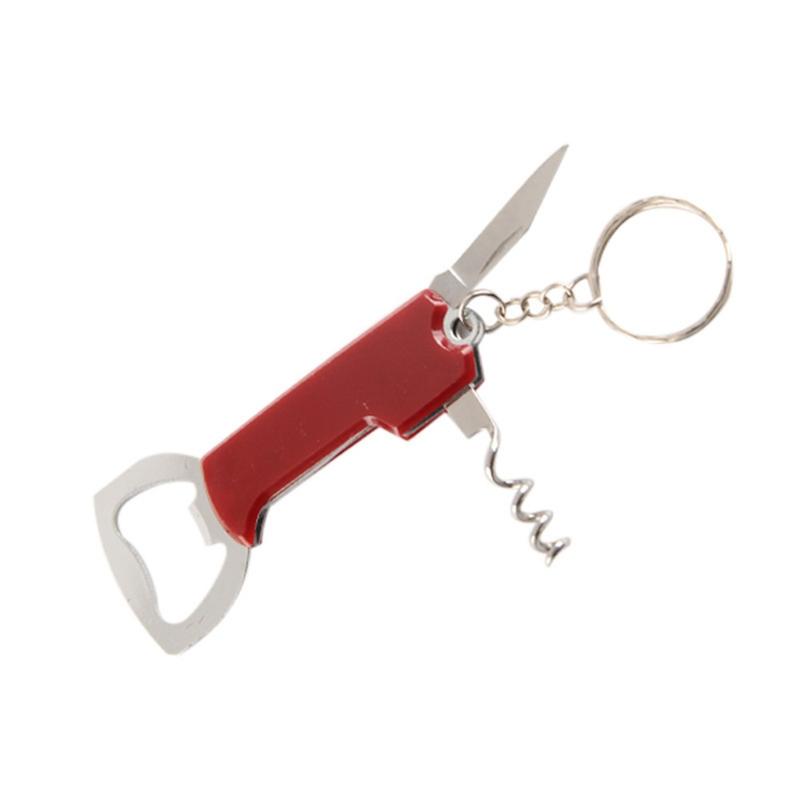 3 In 1 Metal Beer Bottle Opener Portable Wine Bottle Opener Multipurpose Integrated Lid Opener Foil Cutter for Kitchen 1