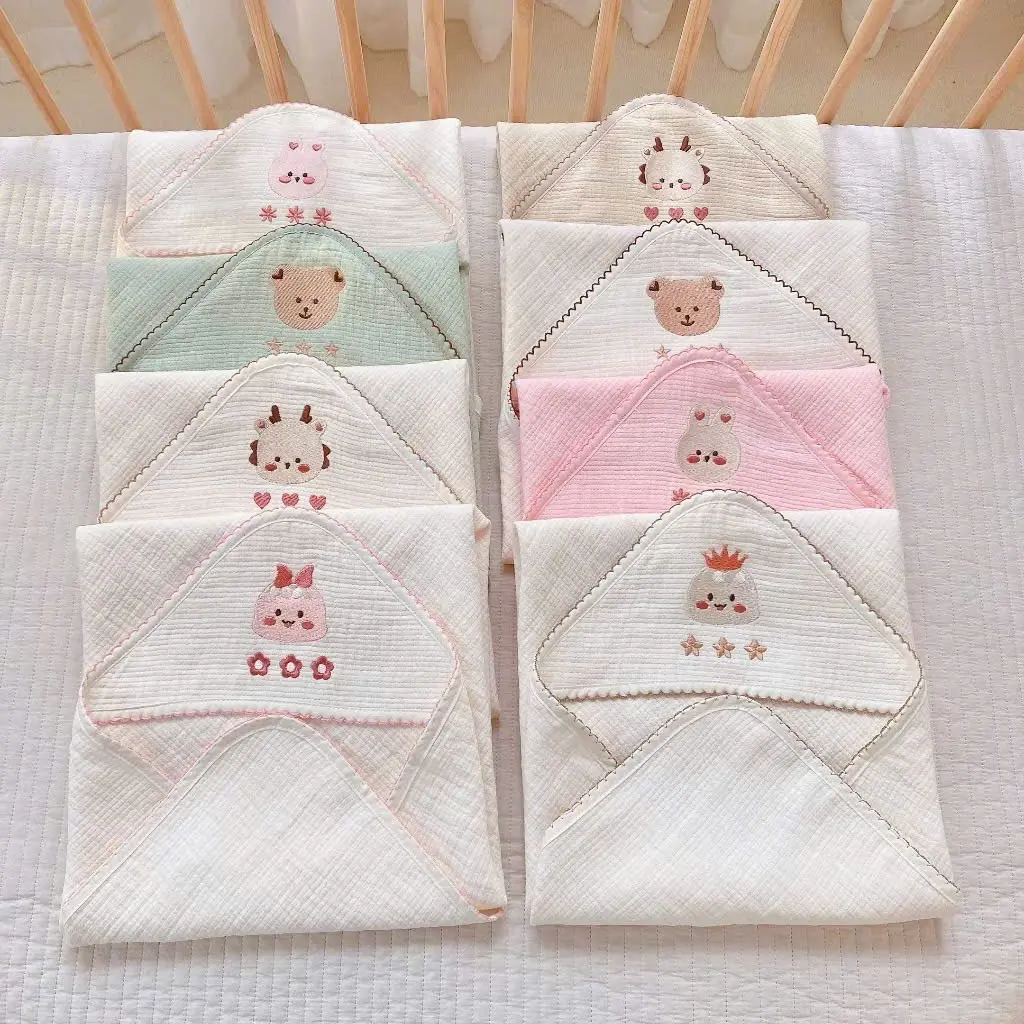 Ủ choàng cao cấp Monona chất liệu vải xô, kháng khuẩn cho bé