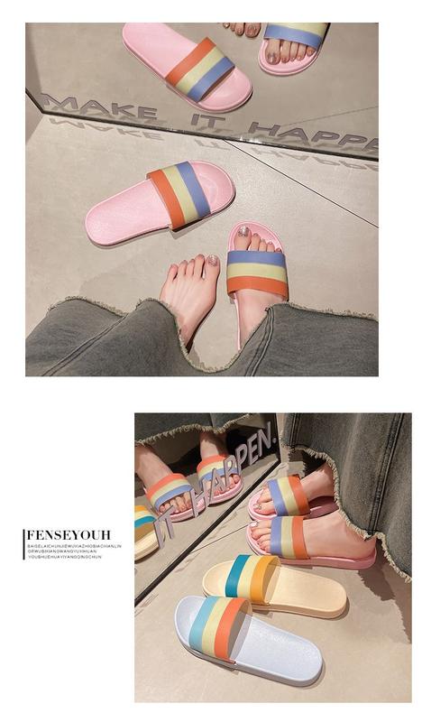 Product Introduction of Slippers Men's and Women's Summer Wear Indoor and Outdoor Non-Slip Thick Bottom Soft Bottom Bath Bathroom Slippers 15