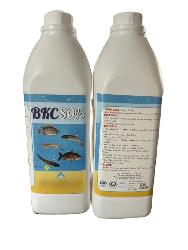 VUA DIỆT TẢO BKC Cắt tảo xanh, tảo đỏ trong Ao Nuôi Thủy sản hiệu quả ngay sau 24 giờ chai 1000 ml 0