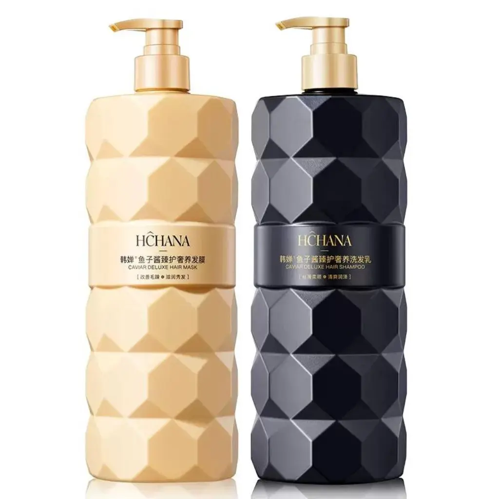 SG Stock 1000ml Caviar Ginseng and Ginger Deluxe Hair Shampoo And Hair Mask (Conditioner)