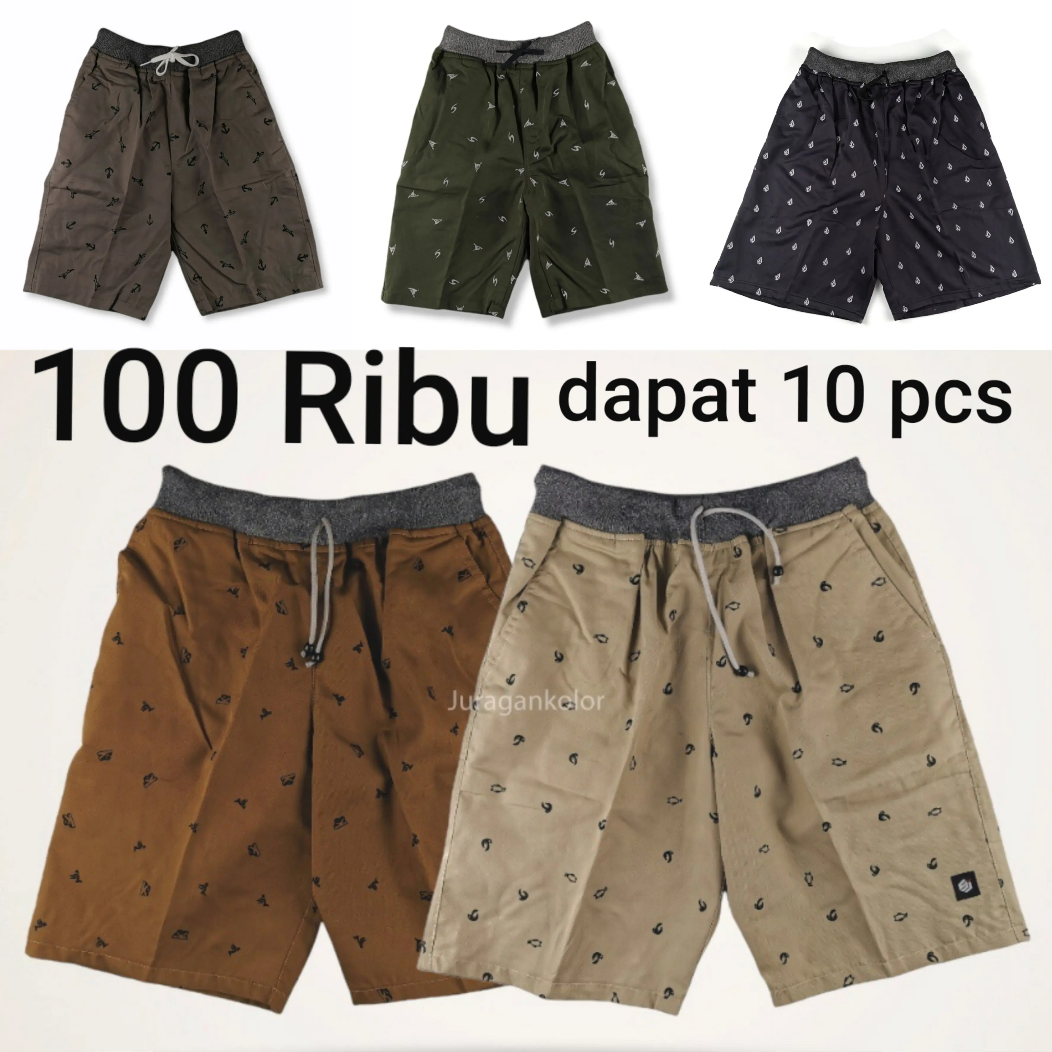 PAKET CELANA ANAK 100 RIBU DAPAT 10 pcs / Celana Chinos Motif Anak Bahan Nyaman Dan Adem