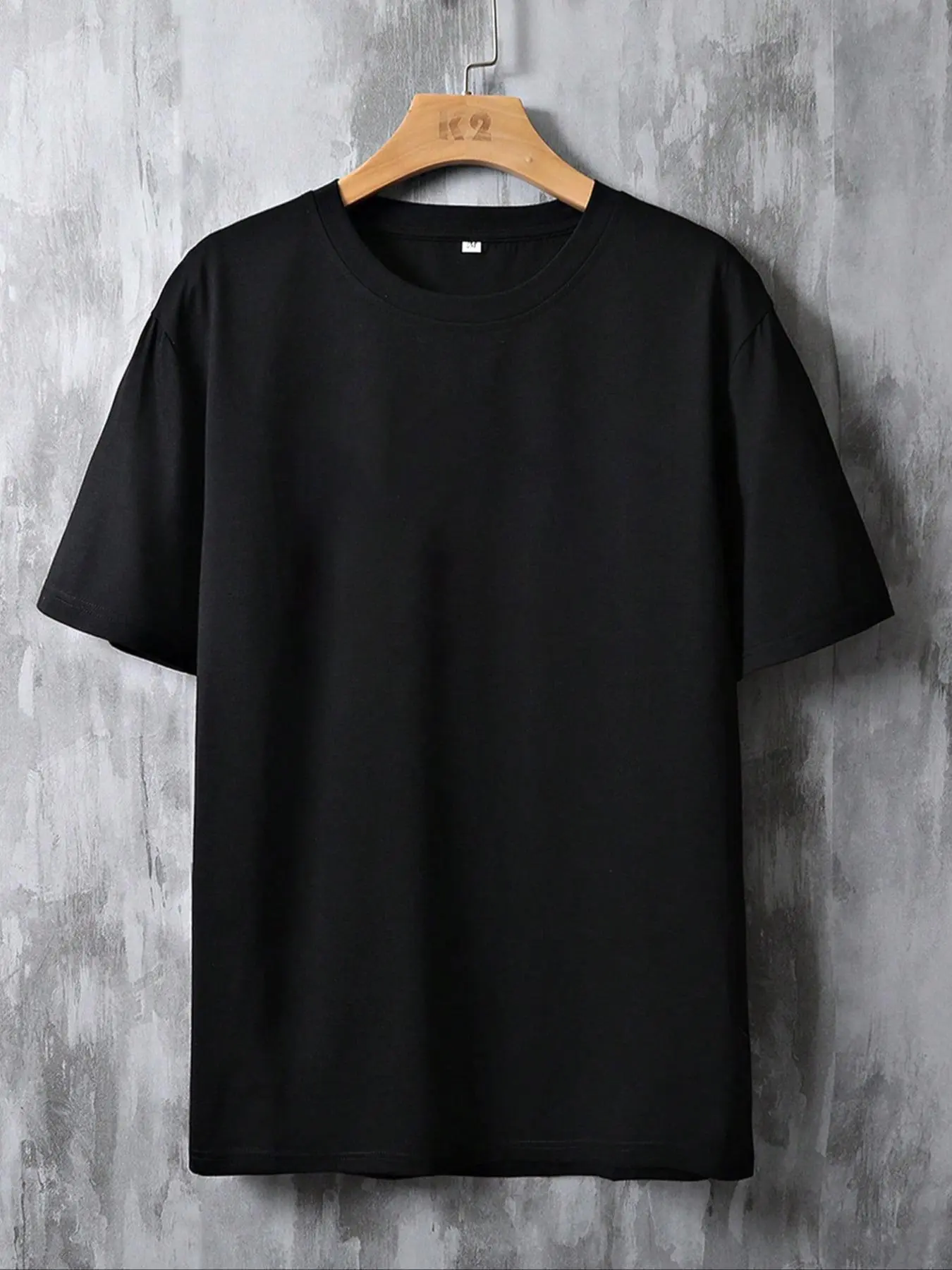 Men's Letter Print Round Neck Tee, Loose Street Fashion Casual Short Sleeve T-shirt for Daily Wear, Men's Top for All Seasons