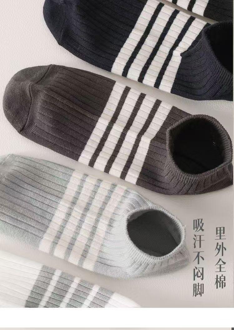 Product Introduction of Vớ Ngắn, Dành Cho Nam Giới, Chống Mùi Hôi, Thấm Hút Mồ Hôi, Ống Ngắn, Thoáng Khí, Thích Hợp Cho Mùa Xuân Và Mùa Hè, Mỏng, Vớ Thuyền Thể Thao, cổ xẻ Sâu, Phong Cách Ins 6