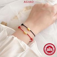 Gambar AGIAO Tahun Tikus Dua Warna Dengan Tali Merah Beras Gelang Biji-bijian Beras Kecil, Tali Tangan Yang Indah Dan Sederhana Untuk Pria Dan Wanita - merah, Dapat disesuaikan dari A.GIAO.ID Kab. Gresik 3 Tokopedia