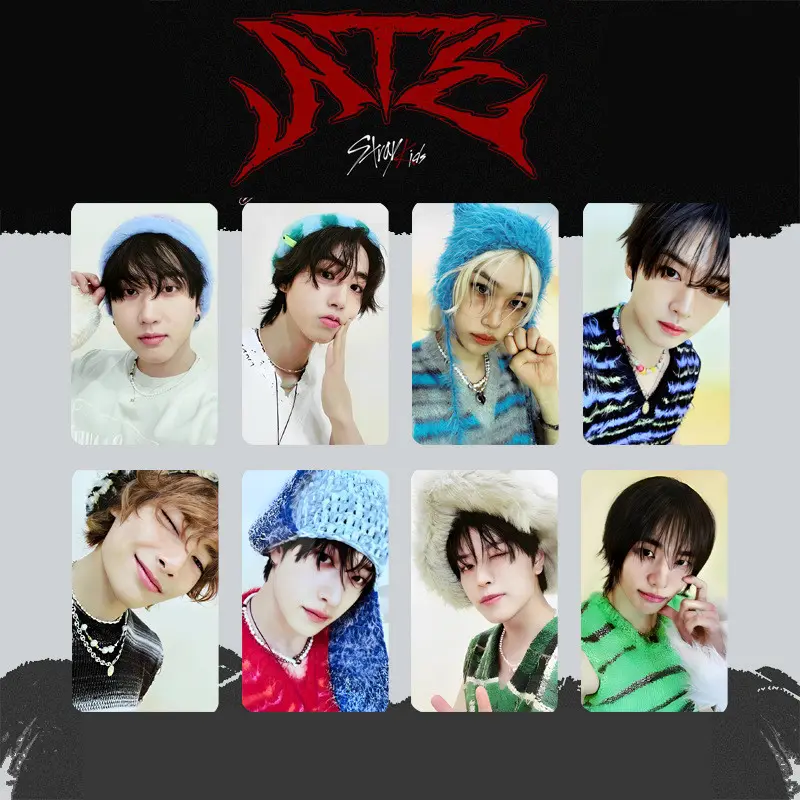Bộ sưu tập ATE, Album mới của Kpop Stray Kids, Thẻ, Bưu thiếp SKZ, có Lee Know và Felix 0