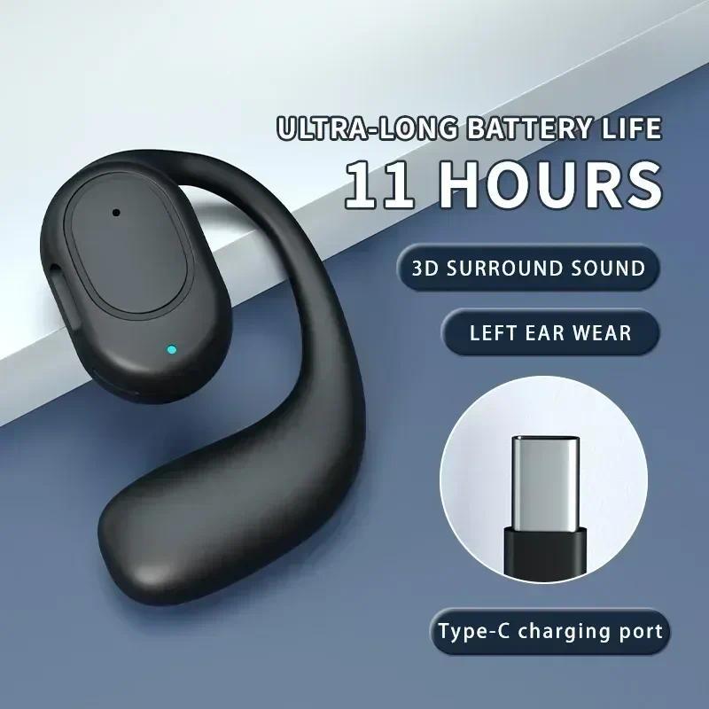 Product Introduction of KY2 Ear Hook Wireless Earphones Air Conduction OWS Headphone HiFi Ear-Hook Music Sports Noise Cancel Headset For All Smartphones 1