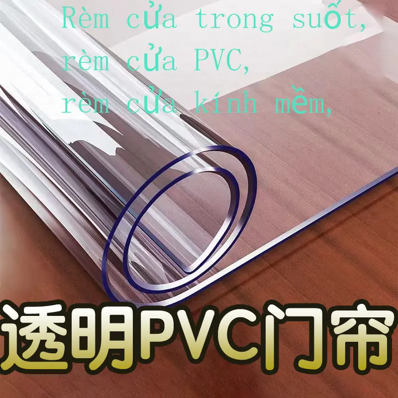 Rèm cửa PVC, trong suốt, nhựa nhiệt, mềm mại và chống gió, thích hợp cho mùa đông, chống lạnh, vách ngăn bằng da, dày, thích hợp cho phòng ngủ, sử dụng thương mại và cửa hàng mùa đông 8