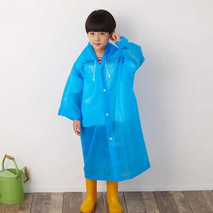 Jas Hujan Anak EVA Raincoat Lightweight Unisex Terusan 7