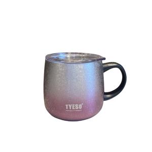 Cawan TYESO, Cawan Perut, dengan Penutup, Diperbuat daripada Keluli Tahan Karat 304, Bernilai Tinggi, Pengaliran Mudah, Cawan Air Rasmi Kitchenware Pemegang