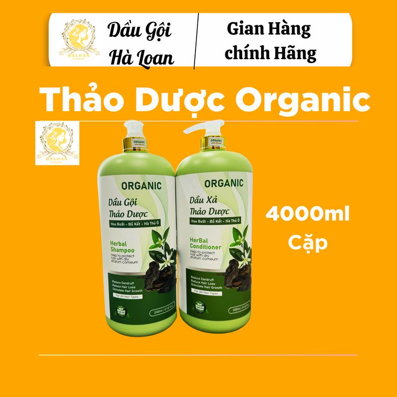 Dầu Gội Bưởi OrGaNic 4000ml - Giảm Gãy Rụng, Hỗ Trợ Mọc Tóc, Mùi Thơm Dễ Chịu - Hữu Cơ Không Chứa Silicone