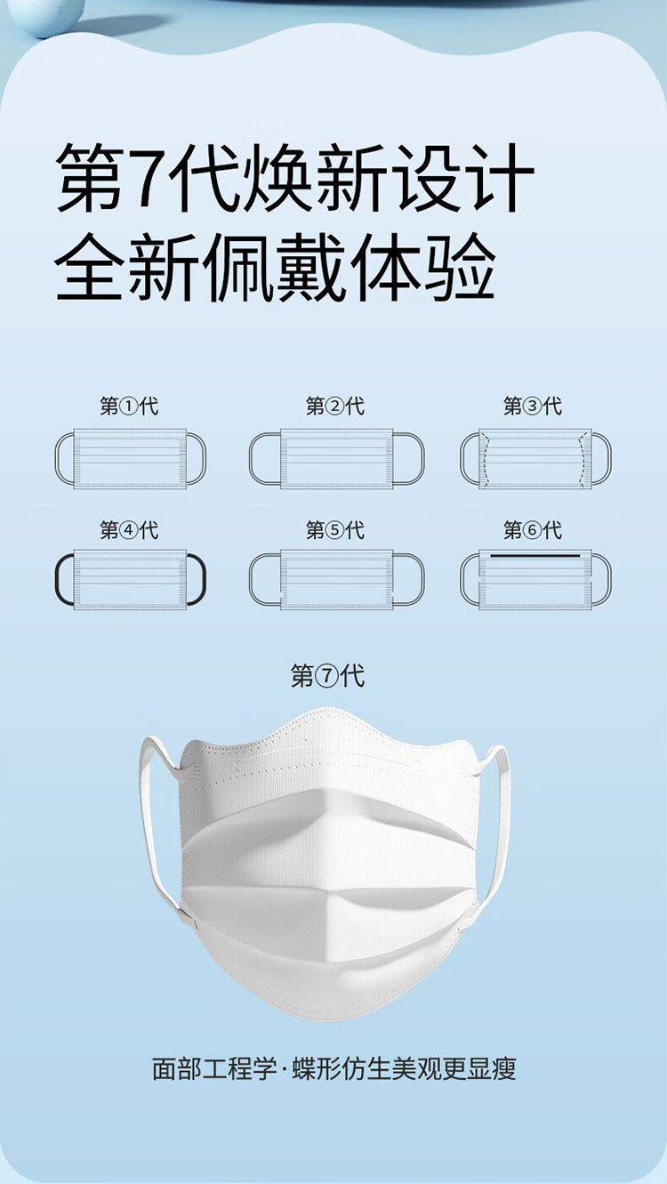 Product Introduction of Mặt Nạ Không Độc Lập, Mặt Trời Mùa Hè, Hình Bướm, Dùng Một Lần, Ba Lớp, Hình Chữ V, Bó Sát Mặt, Làm Trắng, Ins, Giá Trị Cao, Morandi 13
