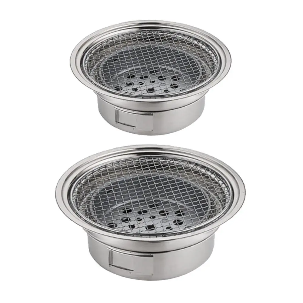 Portable Camping Grill Stove Tabletop Smoker Grill for Yakitori BBQ Yakiniku