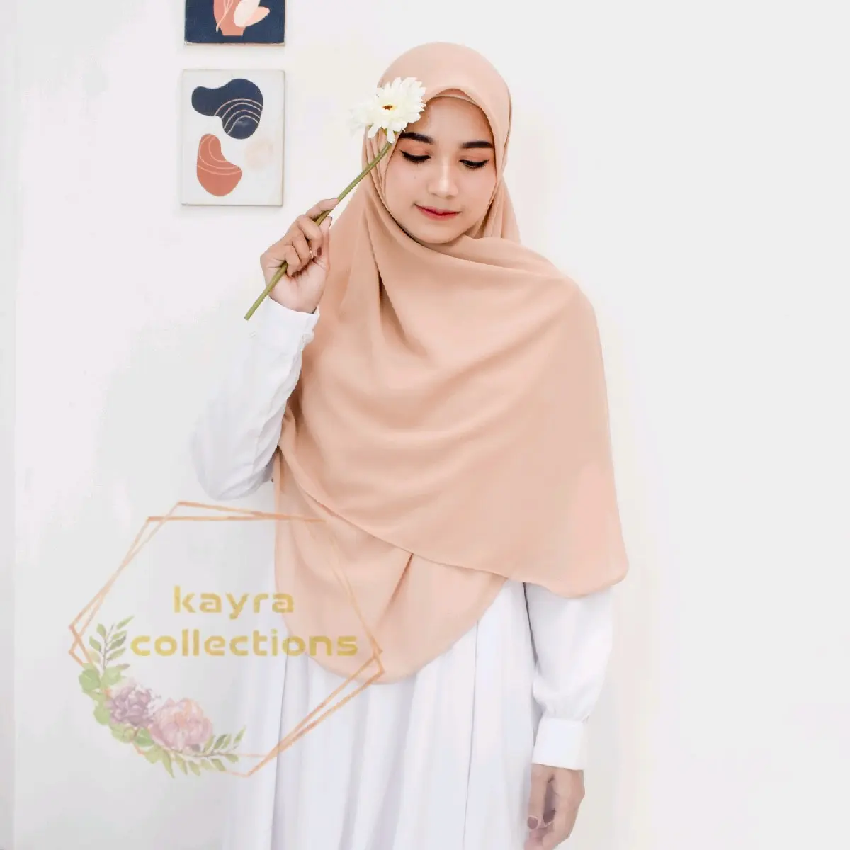 SegiEmpat OVAL 130x130 Ceruti Babydoll Premium ceruty jilbab santai  muslim  square  kerudung  nyaman  segi  syari  Empat Basic Mewah Simple